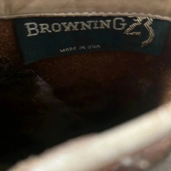 Vintage Browning Tall Engineer  Biker Boots   US men\'s  7 D main image 2